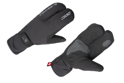 Варежки лобстеры KV+ BLIZZARD cross country gloves black 22G11.1