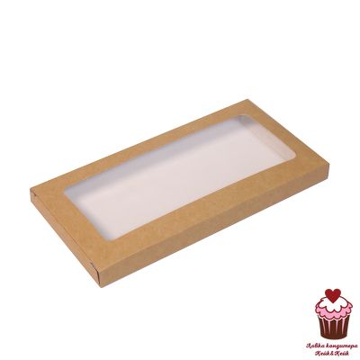 Упаковка под плитку шоколада Крафт 18х9 см БОЛЬШАЯ