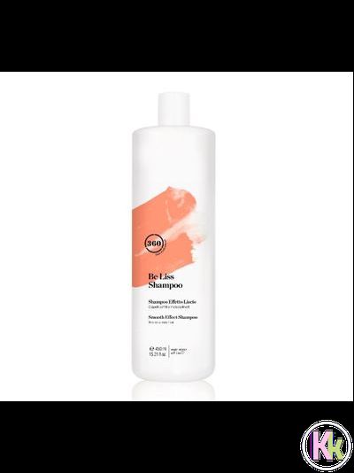 360 HAIR PROFESSIONAL Разглаживающий шампунь для вьющихся и непослушных волос, Be Liss Shampoo 450 мл