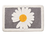 Коврик для ванной комнаты "РОМАШКА" (СЕРЫЙ)