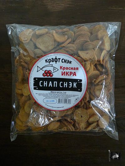 Гренки СНАПСЫ "Красная икра" Пшеничные