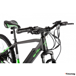 Электровелосипед Eltreco XT 600 Pro (Серо-зеленый)