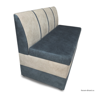 Кухонный ДИВАН "ФОРУМ-8", Серый/Слоновая кость