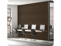 Декоративная стеновая панель Grace 3D RAIL Вишня