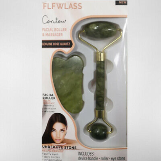 Flawless Contour ბრენდის კვარცის მასაჟორი 2 ინ 1 , როლერი და გუაშა