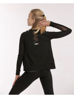 Термо-Жакет с вставками из сетки c Swarovski ( арт.203)