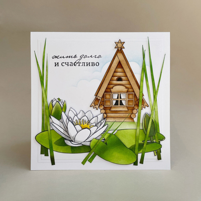 ФП штамп "Кувшинки"