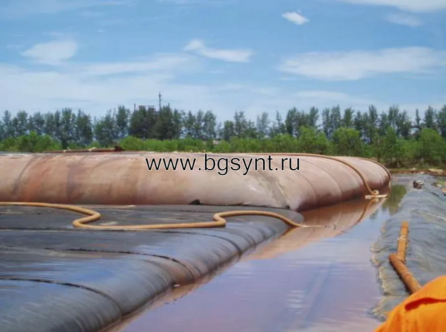 Обезвоживание нефтешлама в геотубах МИАТУБЫ