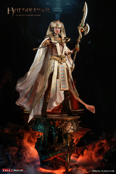 Египетская царица Хатшепсут (в белом)  - Коллекционная ФИГУРКА 1/6 scale Hatshepsut (PL2023-212B) - TBLeague