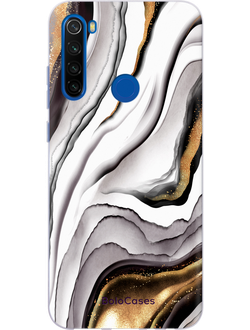 Чехол для Xiaomi с мраморным дизайном №139