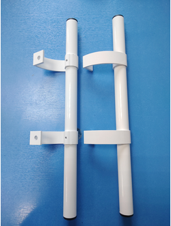 ПМК Ручка офисная прямая 500*30 RAL 9016 белый