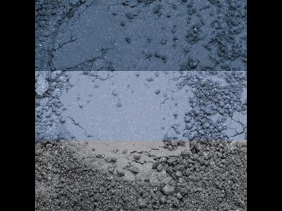 Набор теней для век "Аквамарин", Кристалл Декор, 3 гр