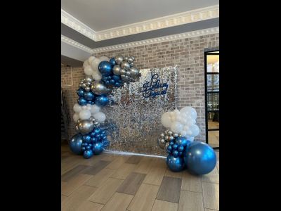 Фотозона новогодняя с пайетками 2на2м