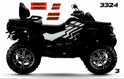 Наклейки Графика Екатеринбург CF MOTO X10 обклеить Обклейка винил