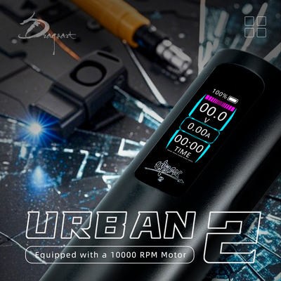 Беспроводная тату машинка DragoArt Urban 2 Black