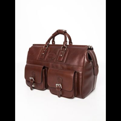 Кожаный саквояж Fabriano premium brown (арт. 4008-53)
