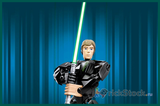 Lego luke skywalker buildable figure hot sale