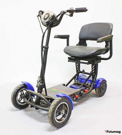 Трицикл GreenCamel Кольт 501 (36V 10Ah 2x250W) кресло синий