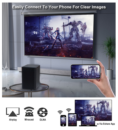 Видеопроектор Everycom H6 MAX, Андроид 12.0, память 2/32 Gb, 550 ANSI люменов