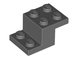 Bracket 3 x 2 x 1 1/3 with Bottom Stud Holder, Dark Bluish Gray (73562 / 6395363)