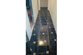 Укладка керамогранита на пол со вставками