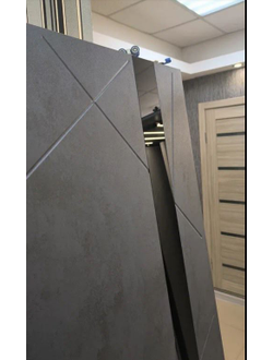 Межкомнатная Дверь Тоскана Леском Бетон графит