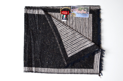 Черный с серым шарф Vizio Италия 6202 SS