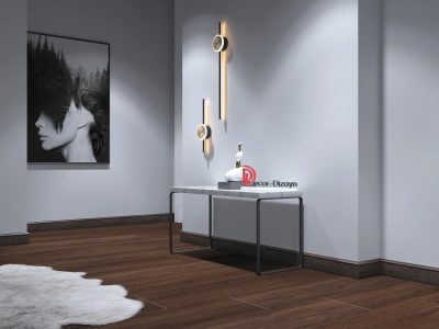 Напольный плинтус Decor-Dizayn 005-93SH, влагостойкий, ударопрочный, 2,4 метра