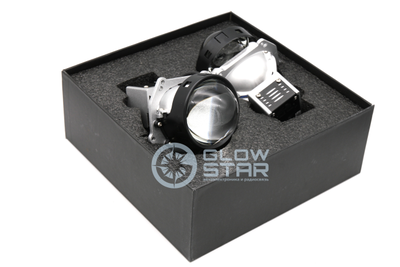 Светодиодные билед модули Aozoom с лазером ALPD-03 (NEW) Golden Knight 3.0 дюйма, 8600Lm, 6000K, 50/56W (комплект, 2шт)