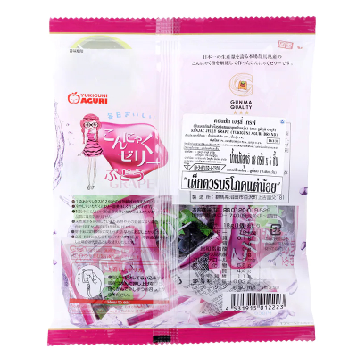 Желе "Yukiguni Aguri" порционное Конняку со вкусом винограда