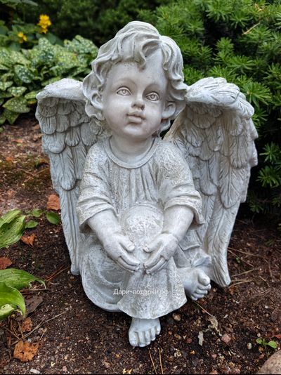 Ангел  - символ добра и чистоты 28*27см   1,8кг    полистоун Россия 2329/012773
