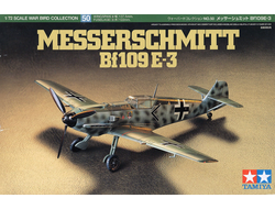 Сборная модель: (Tamiya 60750) Германский истребитель Messerschmitt Bf 109E-3
