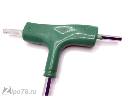 Ключ триммера шестигранник 4х5х5мм длинный