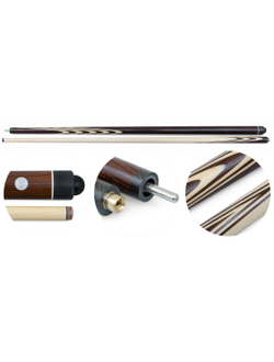 Кий / пирамида 2-pc "Классика" (термоясень, граб) 13 запилов