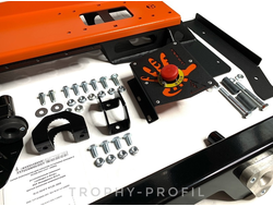 Комплект для скрытой установки лебёдки в ниву ZST - Невидимка Н-3 Ultra-PRO