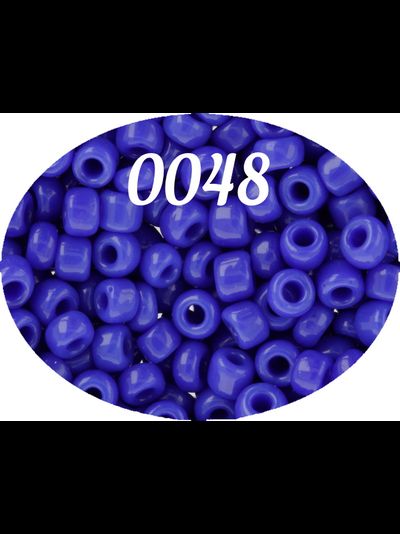 Бисер Zlatka 8/0 10гр цвет № 0048 темно-синий