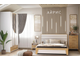 Композиция спальни АЙРИС Белый-Дуб золотистый