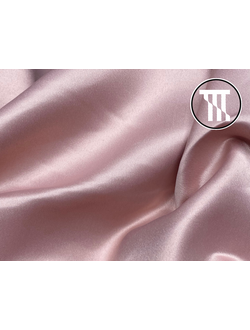 Лоскут Атлас Русский, цв. Бело-лиловый 50см