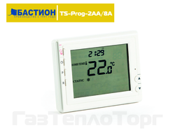 Проводной программируемый комнатный термостат TEPLOCOM TS-Prog-2AA/8A
