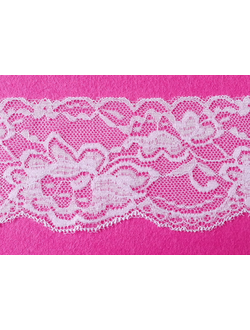 Кружевная тесьма стрейч, 82 мм, арт. 7134