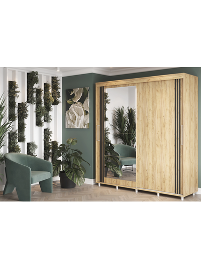 Форест 2.0 м шкаф-купе  Дуб крафт золотой