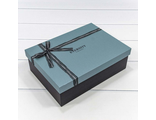 Коробка подарочная &quot;Eternity&quot; (синий/чёрный), 26*19*8см