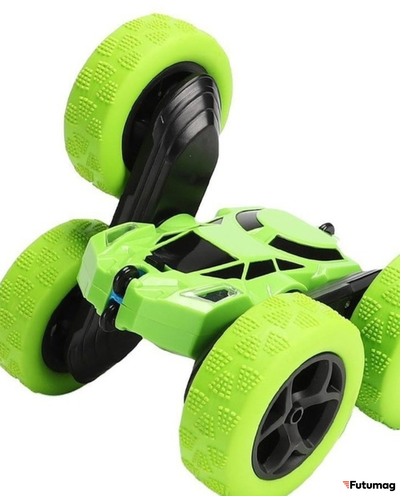 Дрифт машинка-перевертыш на радиоуправлении Желтая