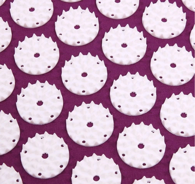 Акупунктурный массажный игольчатый коврик+валик