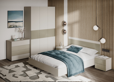 Атлантис Тумба прикроватная ТМ-001 Кашемир / МДФ - матовая Флан GA-06