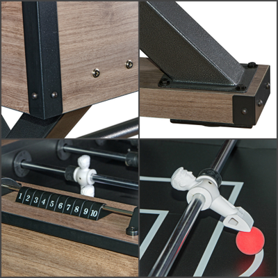 Настольный футбол (кикер) «Tournament Pro» (146 x 78 x 90 см, мореный дуб)