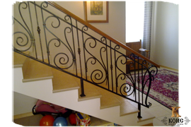 Кованые перила и лестничные ограждения