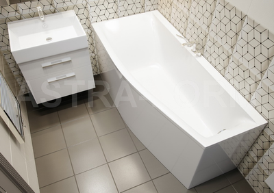 Astra-Form Ванна Скат левосторонняя 170/75 см белая