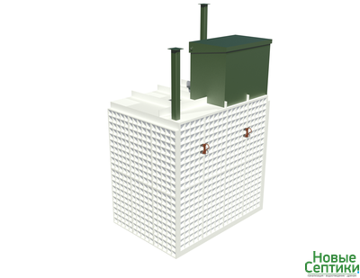 Погреб пластиковый ПП 2 c грузоподъемным механизмом