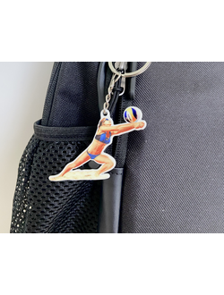 Брелок двусторонний «Пляжная защитница»